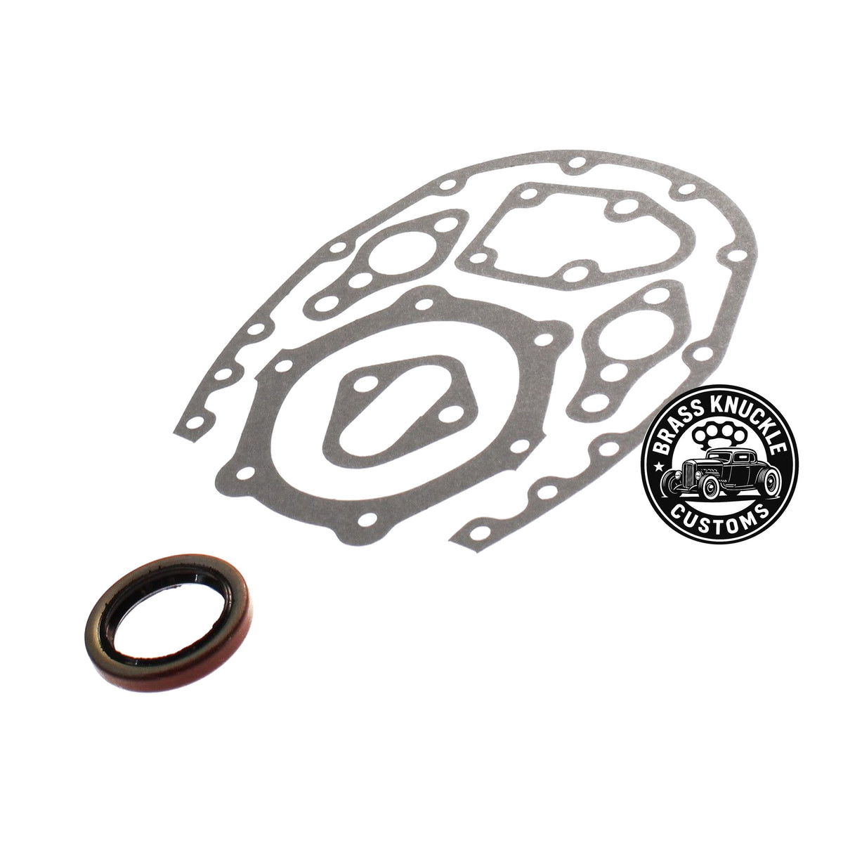 SBC Timing Cover Gasket + Front Seal Kit