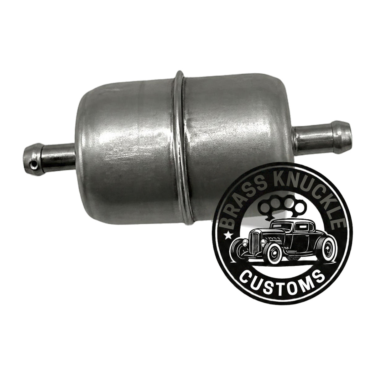Steel Fuel Filter 5/16 or 3/8